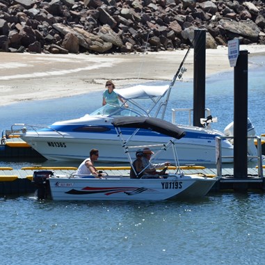 There was some action at the boat ramp