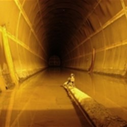 One of the fuel tunnels underneath Darwin city