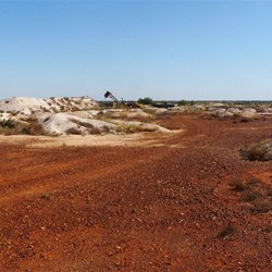 Opal diggings