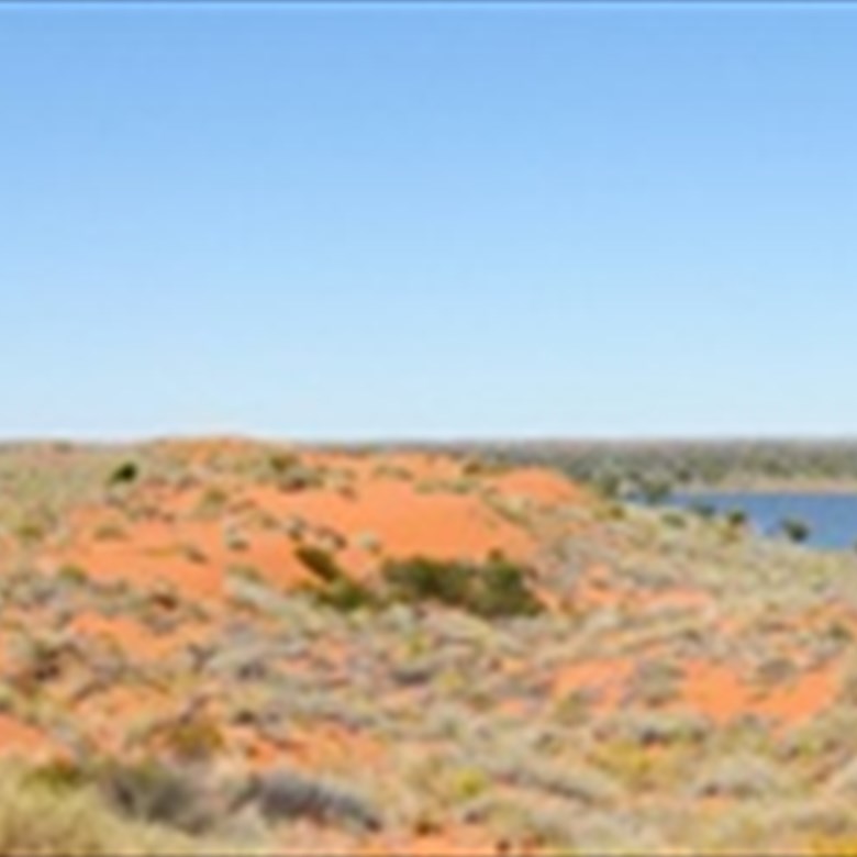 [13/Aug/2011] Lake west of Old Andado Homestead (9797x640 pixels, 1.5MB)