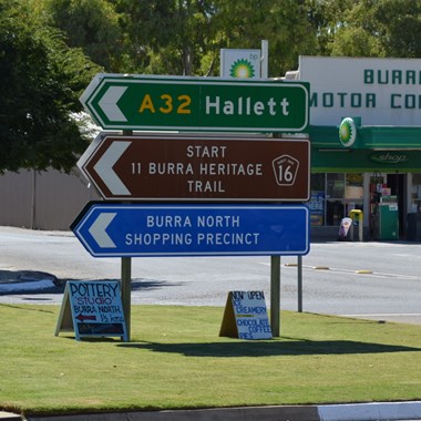 The Burra Heritage Trail is Clearly Signposted