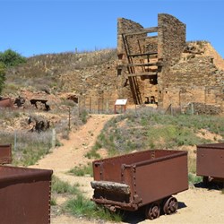 Old Ore Bins and the Ore Dressing Tower