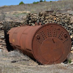 Cornish boiler at Morphetts Enginehouse