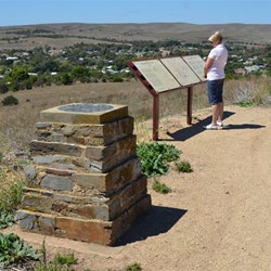 Burra township lookout from the Mine site