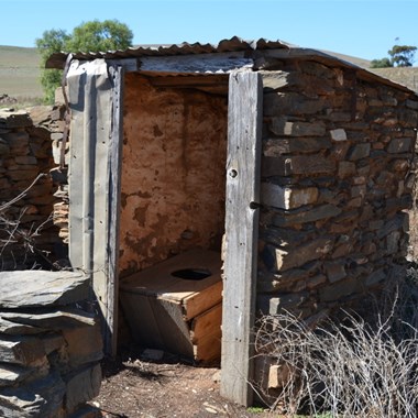 Old Out House in the old town of Hampton