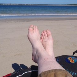 Relaxing at Boat Harbour