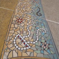 Footpath mosaics