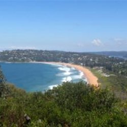 View back to Palm Beach