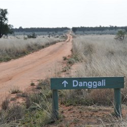 The drive in is well signposted