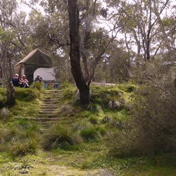 Looking up from Retreat River