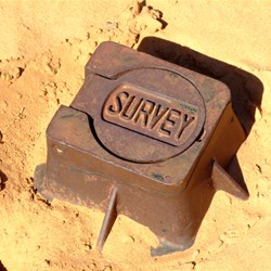 Bench Mark at the Todd Obelisk