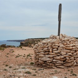 Old Survey Cairn Far West Coast of South Australia