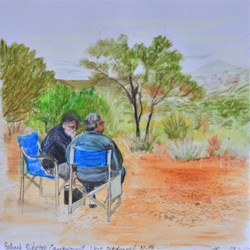 Campsite at Redbank Gorge NT