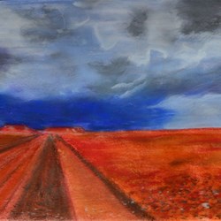 Approaching storm near Painted Desert SA