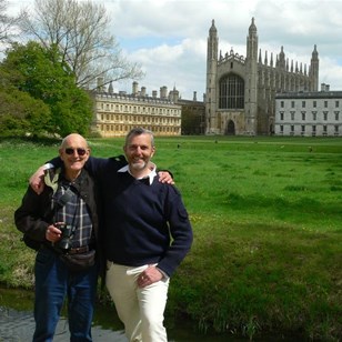 John and Rob in Cambridge