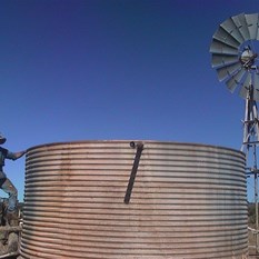 Yards and Tank near Well 9