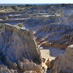 weathered sand patterns