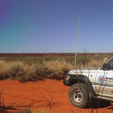 Junction of CSR and turnoff to Calvert Range