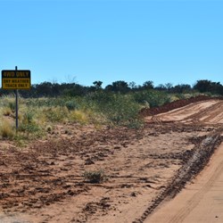 Unexpected road sign