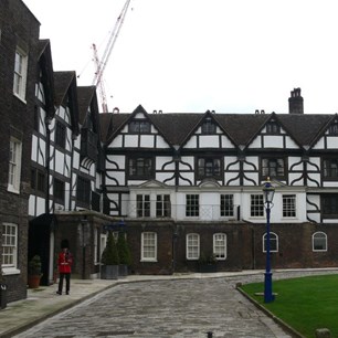 On guard at the Tower of London