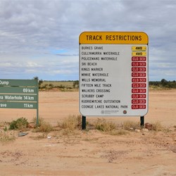 sign at Innamincka