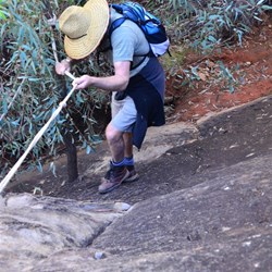 the bit with the rope