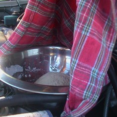 Cover with a damp cloth