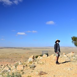 John on top of Mt Poole