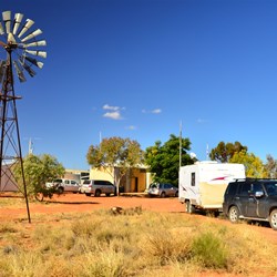 parked at the roadhouse at Packsaddle