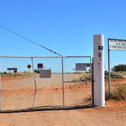 the gate through the Dog fence