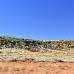 landscape along the drive