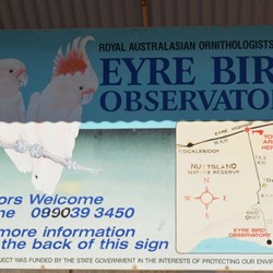 Another Sign to Eyre Bird Observatory