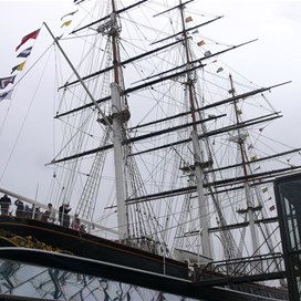 The restored "Cutty Sark"