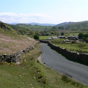 Most roads are narrow and winding, lined with drystone walls