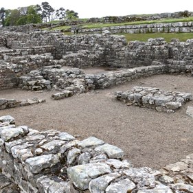 Remains of Housteads Roman Fort