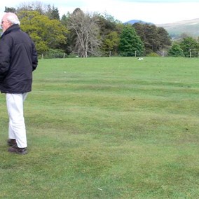 The distinctive patterns of ploughing done hundreds of years ago
