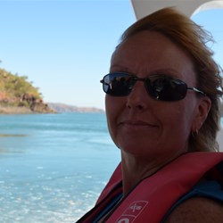 Horizontal falls aboard the jet boat