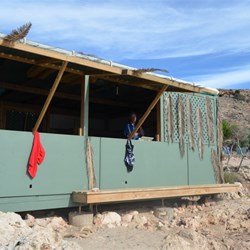 Red Bluff the Palm Frond Humpy - Gilligans Island Style