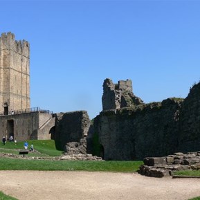 Richmond Castle with tower
