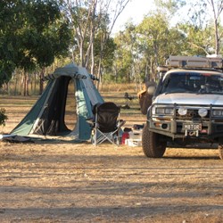 Our campsite at Drysdale Station