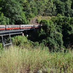Crossing Stoney Creek Falls Railway Bridge