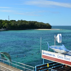 Arriving at Green Island 
