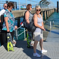 Waiting for the Glass Bottom Boat cruise 