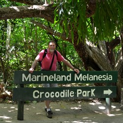 On the Green Island Rainforest Walk 