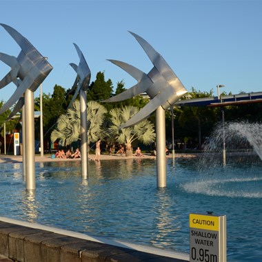 Cairns foreshore swimming area 