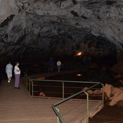 Entering another Lava Tube 