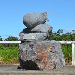 Memorial to Japanese Air Raid during World War 11 