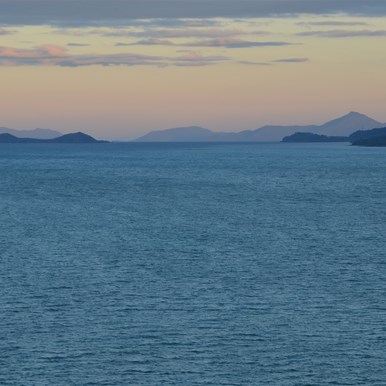 Setting Sun over the Coral Sea