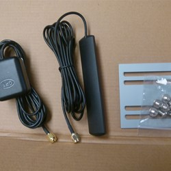 The gps receiver and the bluetooth receiver. These are the mounting brackets, I threw them also and made my own 