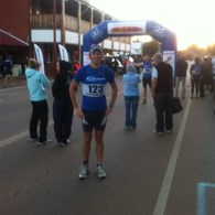 Pre race Robin ready to run